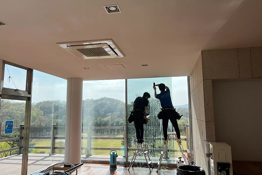 음성 건물썬팅 시공사례 1